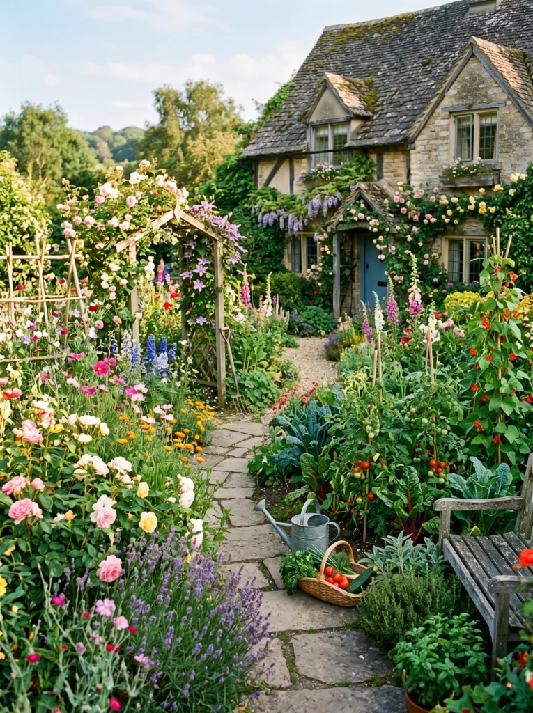 Cottage Vegetable & Flower Mix