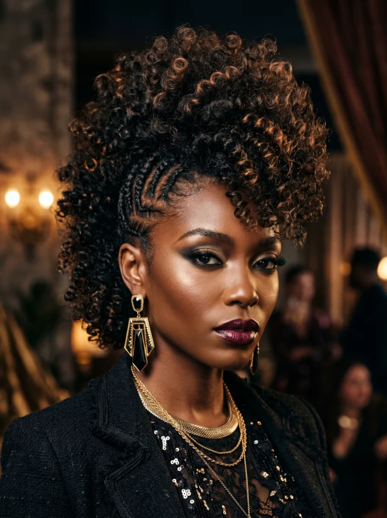 Faux Hawk Updo