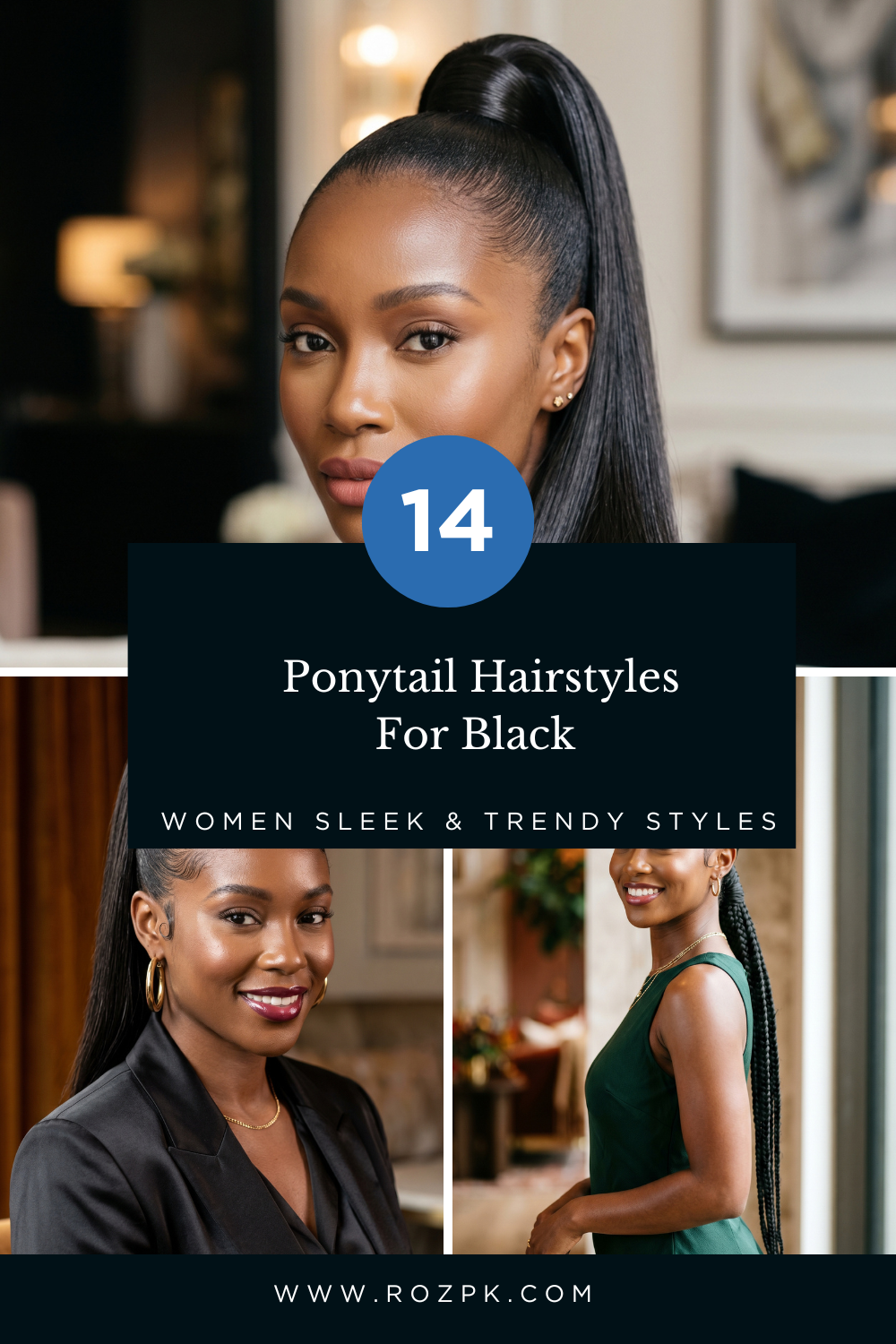 Ponytail Hairstyles For Black