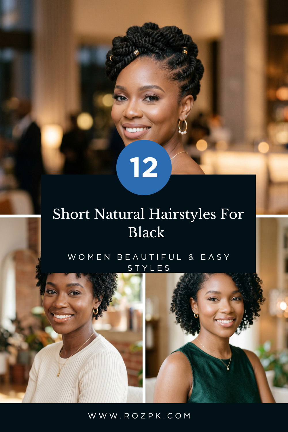Short Natural Hairstyles For Black